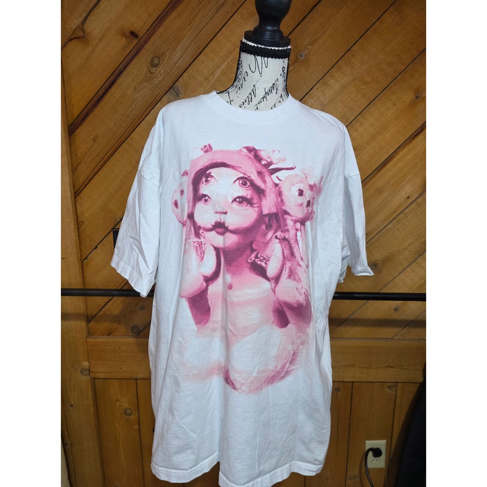Melanie Martinez Portals North American Tour 2023 T-Shirt White Pink 2XL Mens